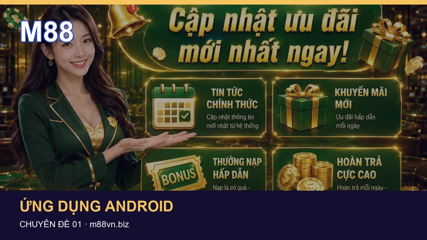 Đối chiếu nguồn và thời điểm cập nhật trong Cài đặt của M88
